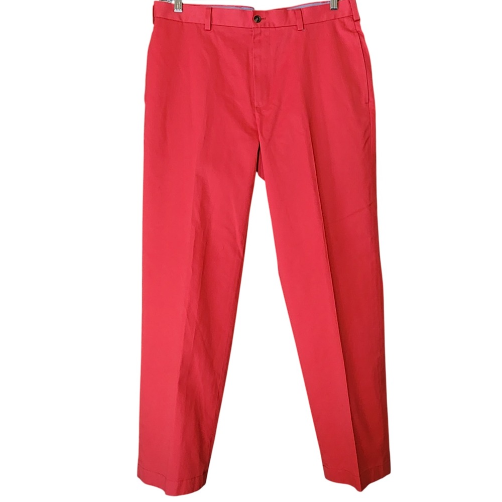 Brooks Brothers Pants 35 x‎ 30 Red Clark Stretch Nantucket Advantage Chino